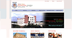 Desktop Screenshot of newhallschool.com.ng