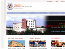 Tablet Screenshot of newhallschool.com.ng