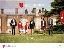 Tablet Screenshot of newhallschool.co.uk